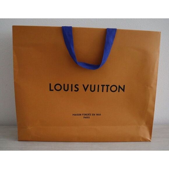 Authentic Louis Vuitton - Large Size - Empty Paper Gift Bag Tote - Picture 1 of 7